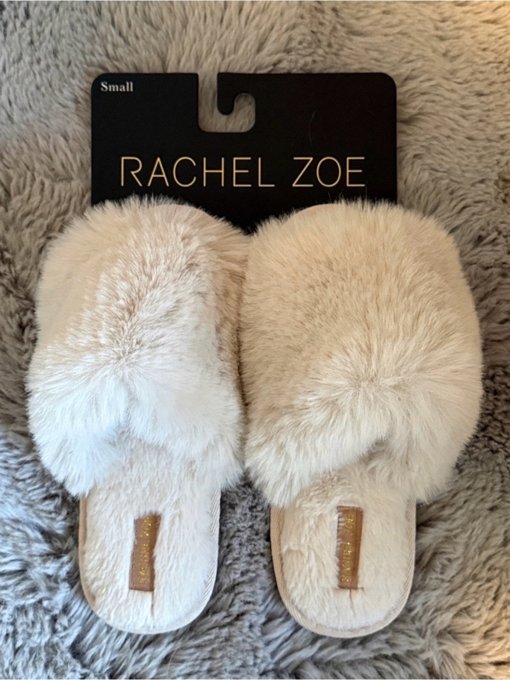 Rachel Zoe Faux Fur Slippers